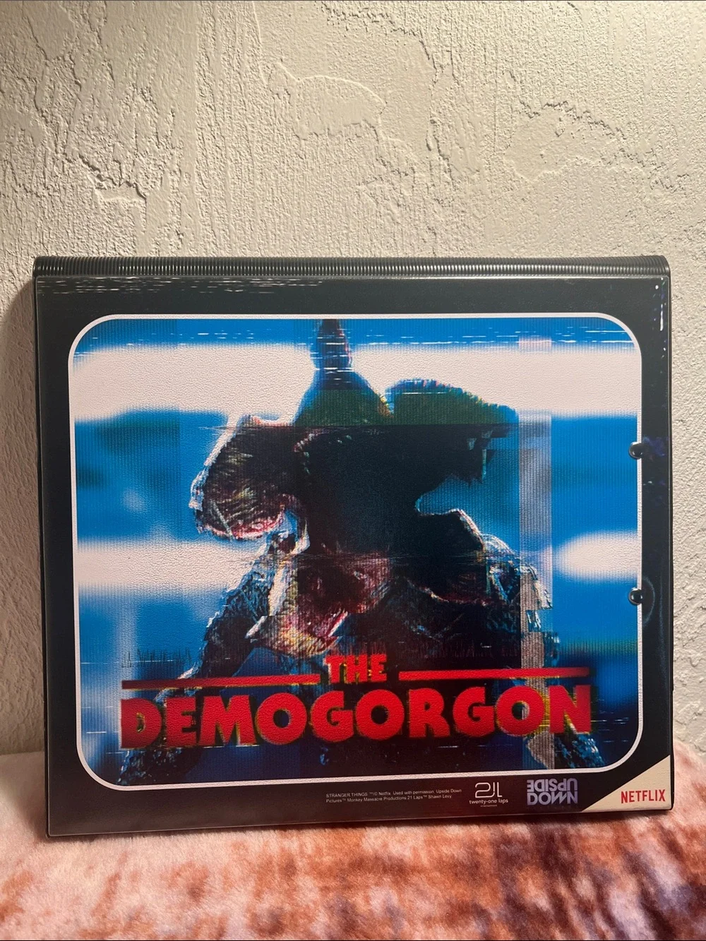 #2786*Mead x Stranger Things Trapper Keeper - Black & Red. Back To School Sale